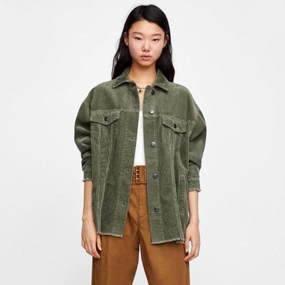 Green Zara Corduroy jacket - Picture 8 of 8